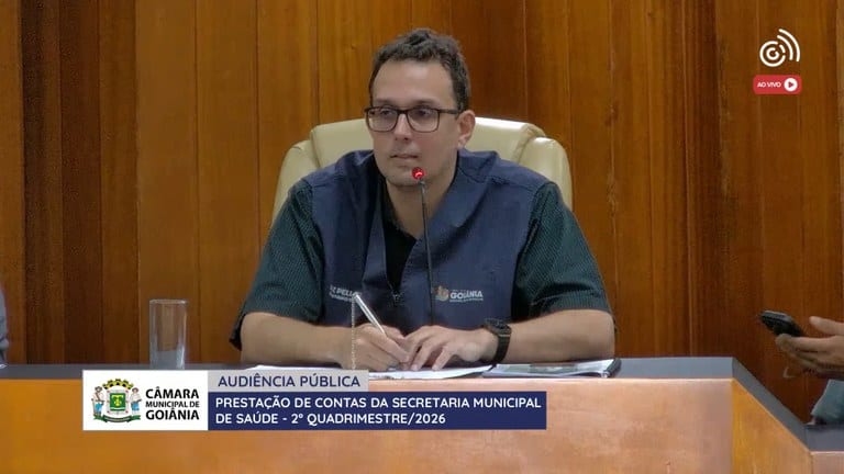 Secretário apresenta balanço de janeiro a agosto de 2026 da Saúde de Goiânia