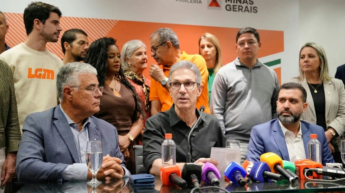 Romeu Zema se lança à presidência e critica governo e STF