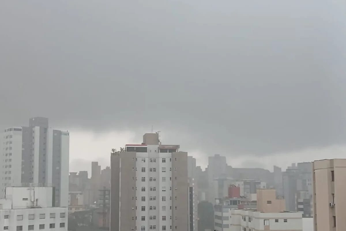 Alerta de temporais, granizo e ventos fortes atinge 619 cidades de MG