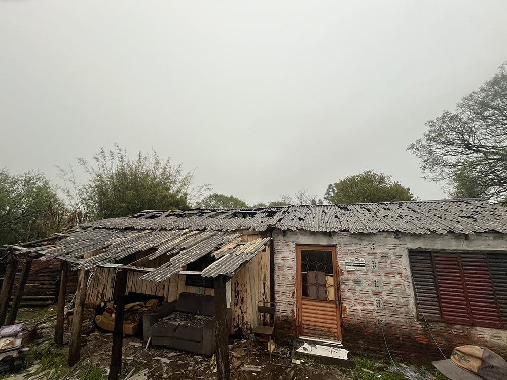 Prefeito de Santiago decreta emergência após granizo atingir mais de 5 mil casas