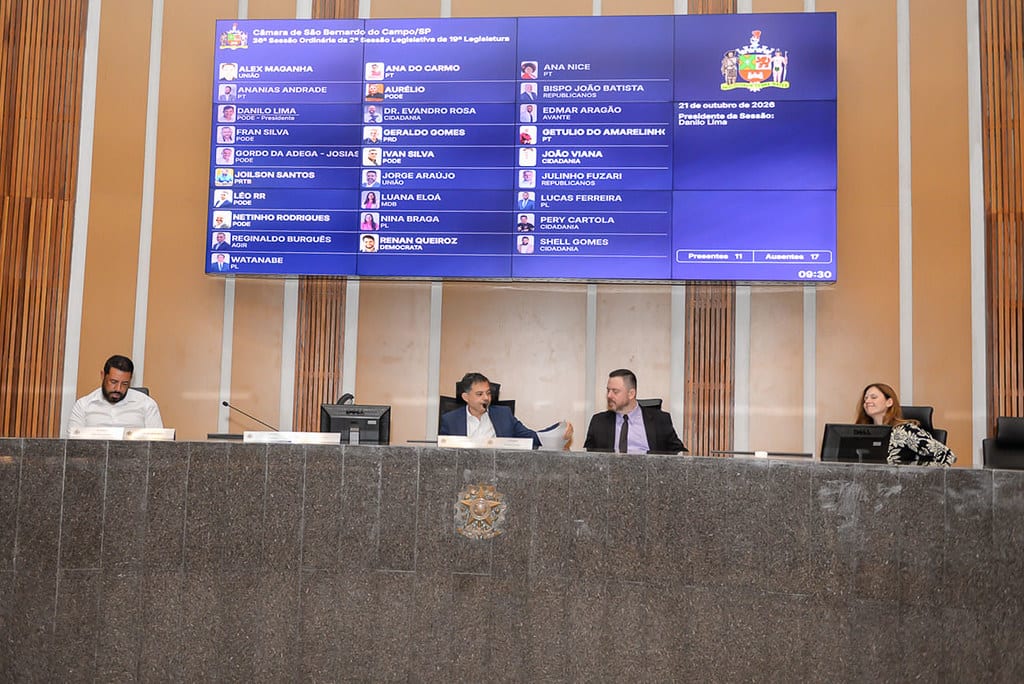 Câmara de SBC aprova projetos de valorização profissional e homenagens culturais