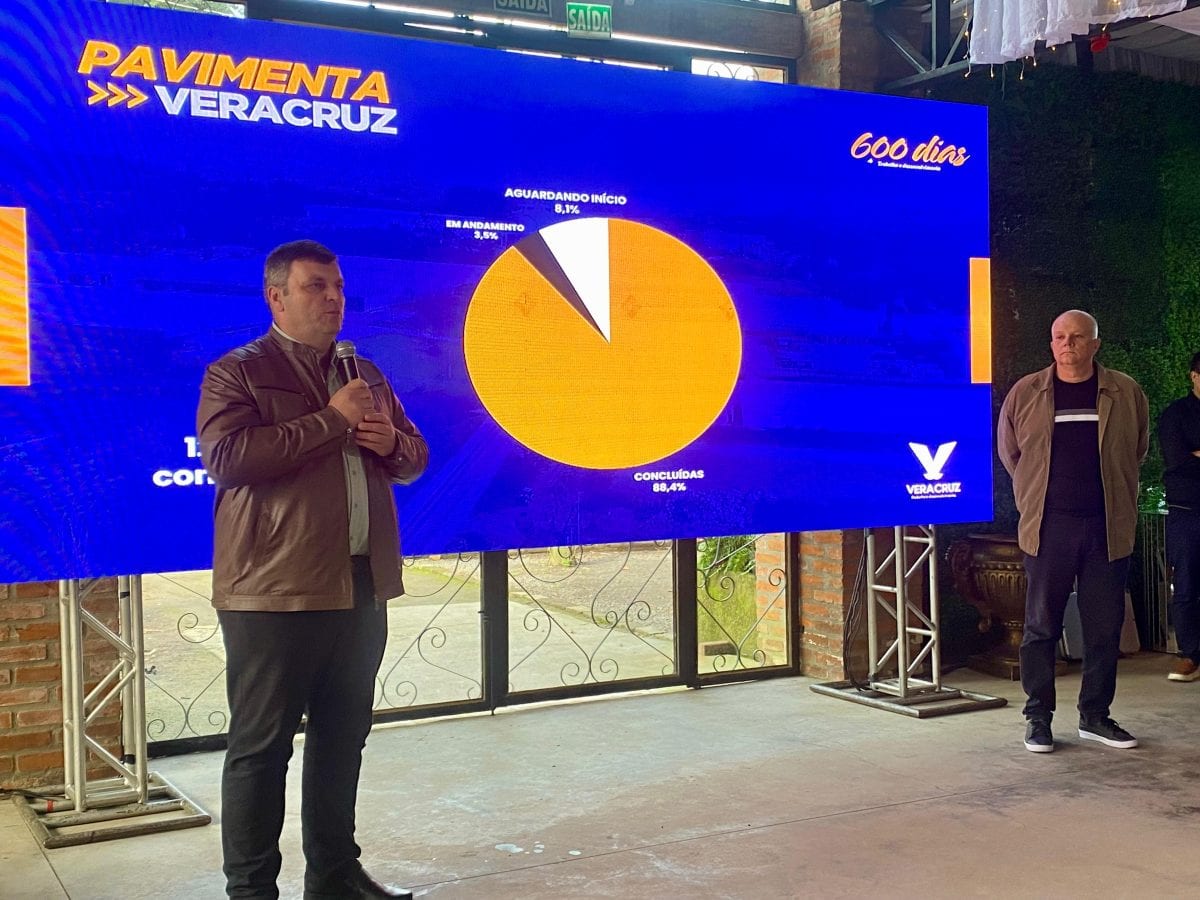 Vera Cruz apresenta balanço dos primeiros 600 dias da gestão 2025–2028