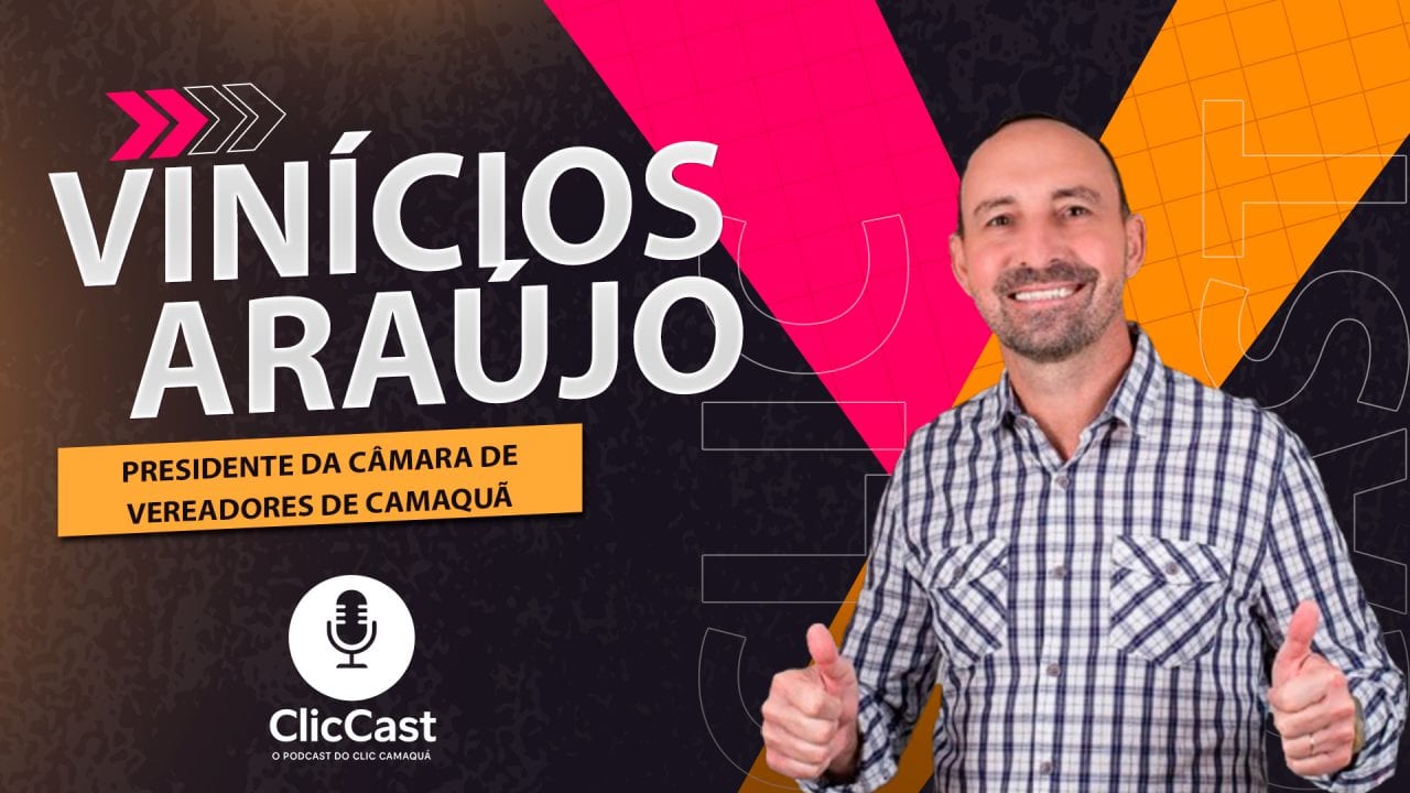 Vinícios Araújo é o convidado do Clic Cast desta terça-feira (01)
