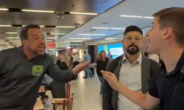 Discussão entre Guilherme Boulos e Lucas Pavanato movimenta Aeroporto de Brasília