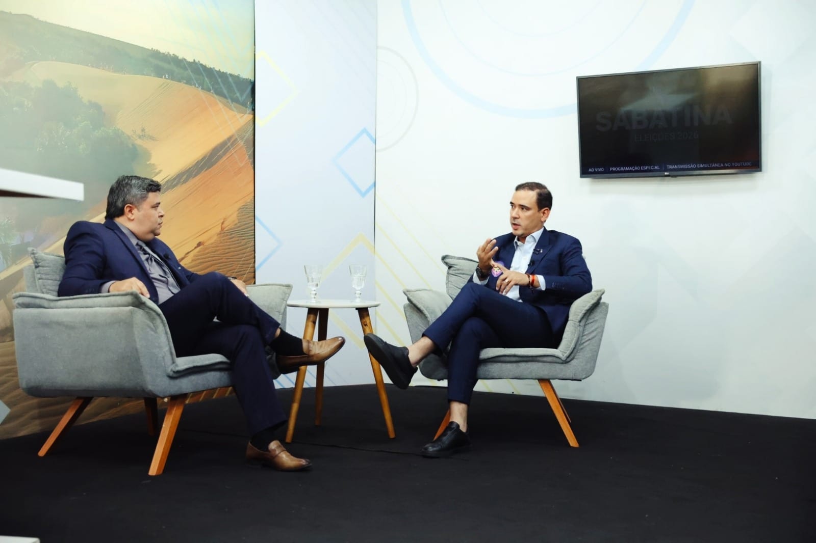 Em sabatina da RedeTV Tocantins, Vicentinho apresenta soluções para saúde, segurança e educação no Tocantins
