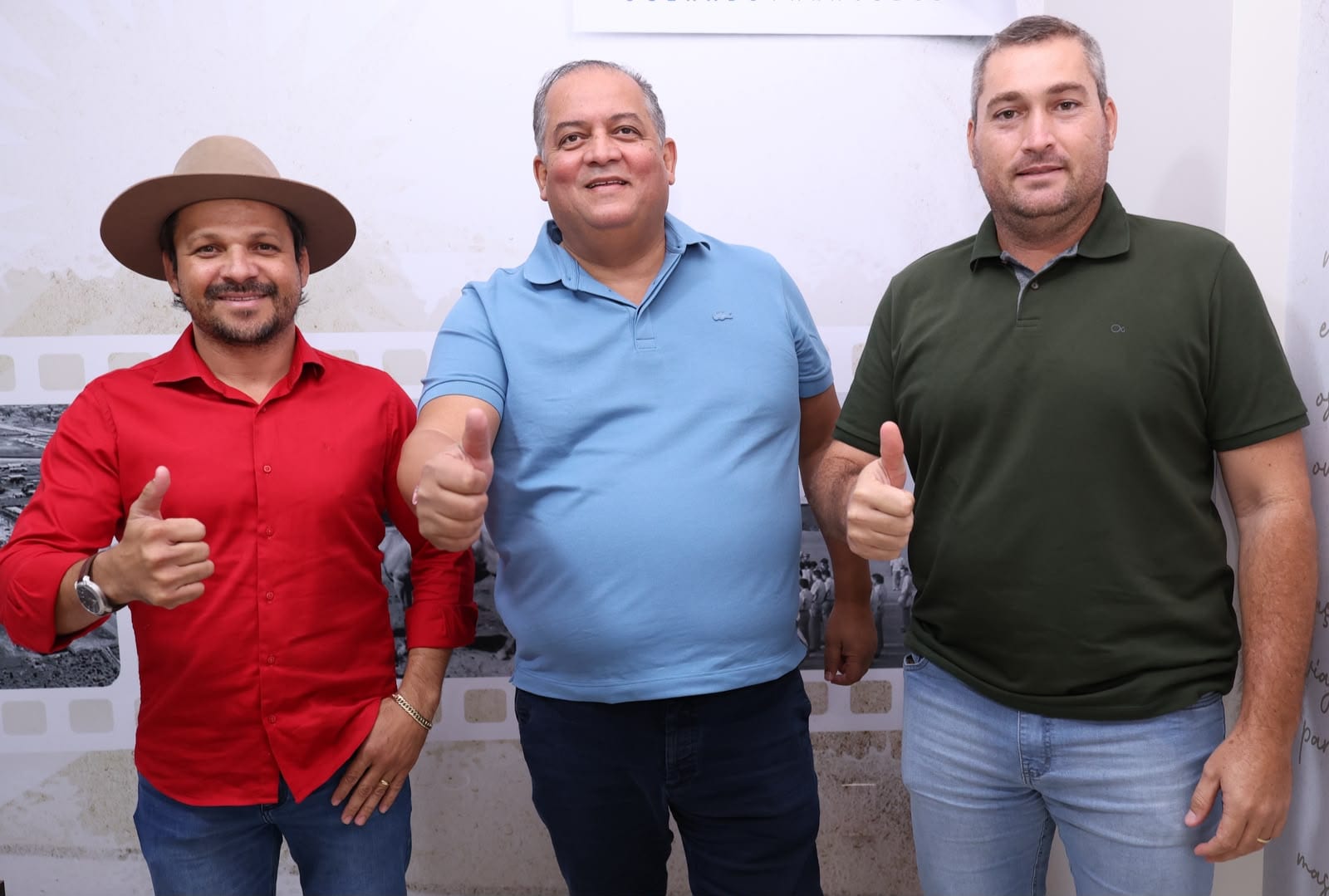 Eduardo Gomes recebeu apoio do prefeito e do vice de Caseara