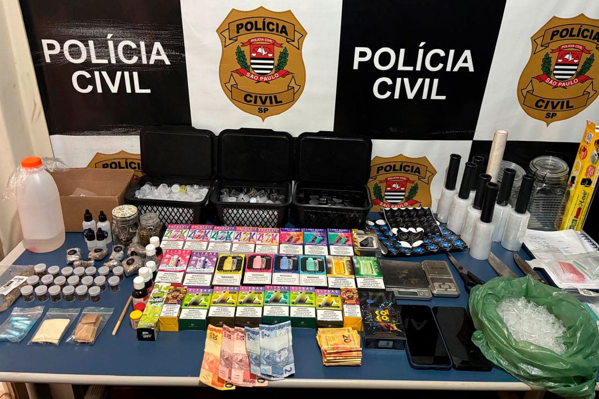 Operação Ponto Final: Polícia Civil apreende drogas, celulares e cédulas suspeitas em Capivari