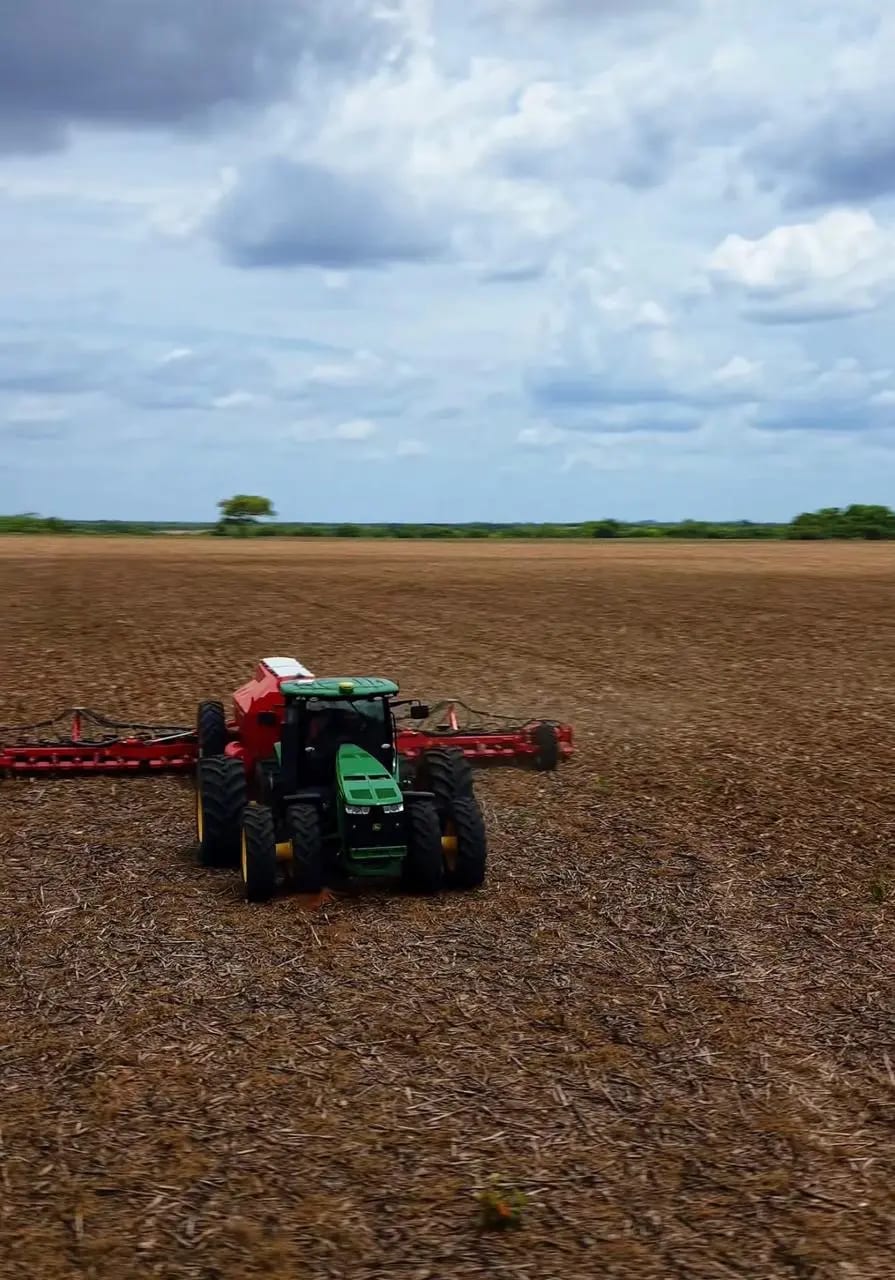 Plantio da soja avança no Tocantins, mas atraso das chuvas preocupa produtores com a safra 2026/2027