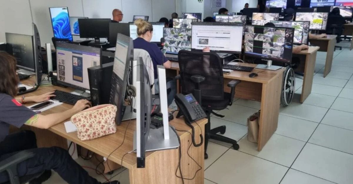 São José monitora 24 horas a cidade com 1.330 câmeras integradas