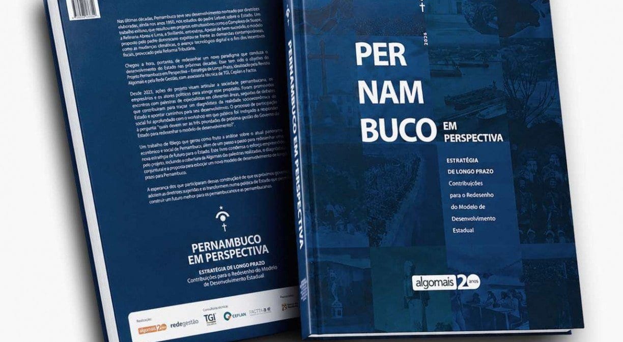 Livro propõe redesenho do modelo de desenvolvimento de Pernambuco