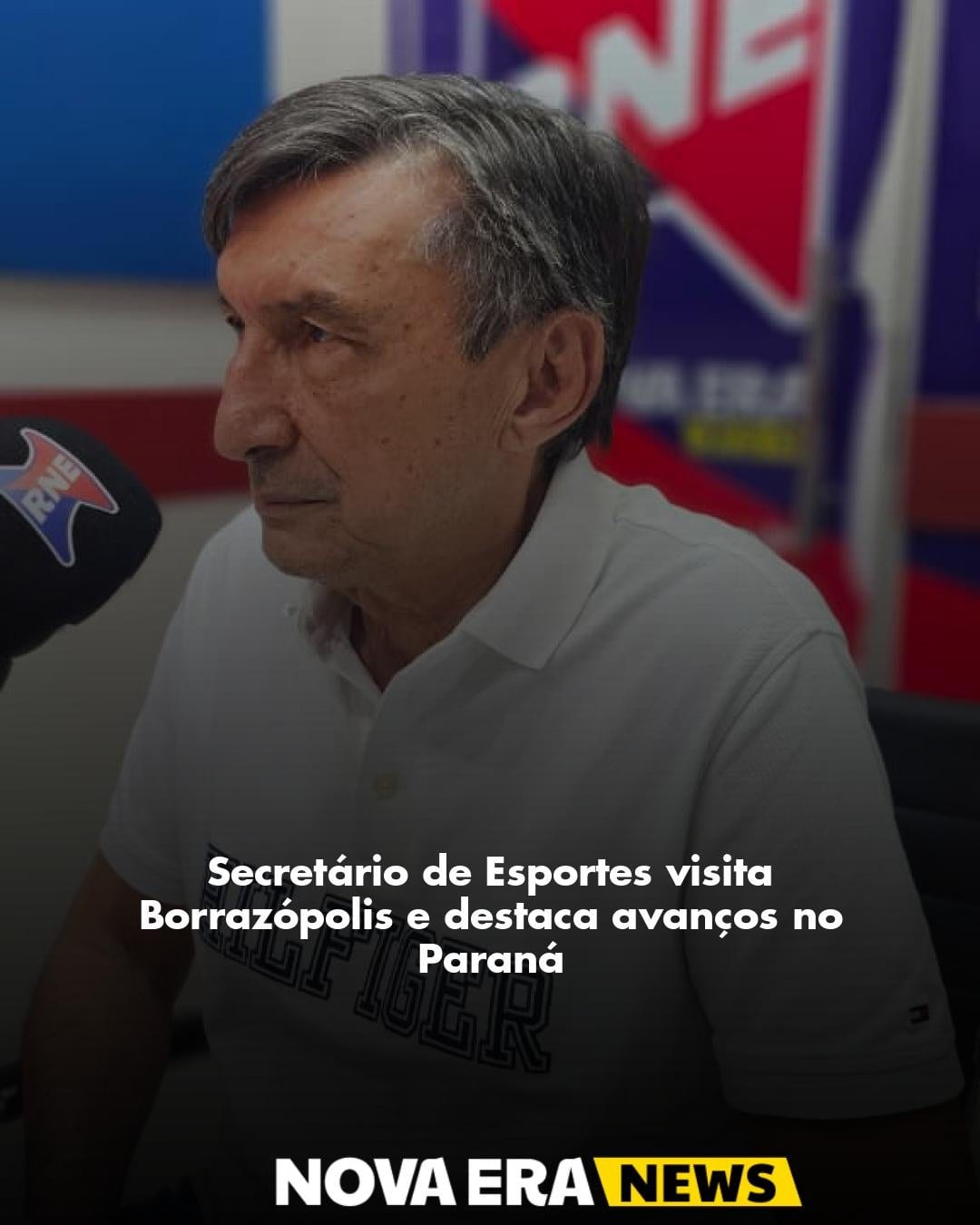 Secretário de Esportes visita Borrazópolis e anuncia R$ 50 milhões para infraestrutura