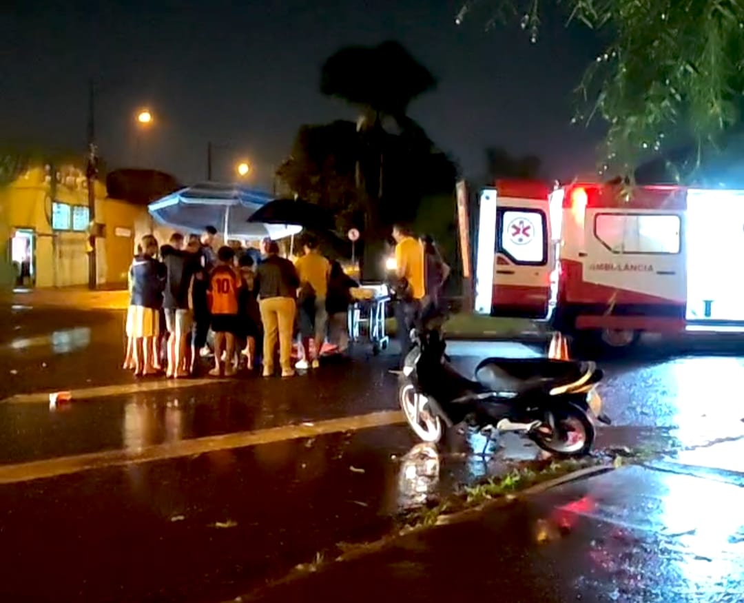 Colisão entre duas motos deixa motociclista com traumatismo craniano em Birigui