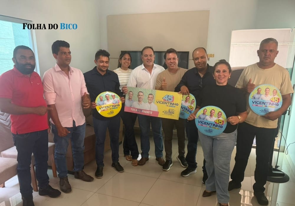 Maioria da Câmara de Tocantinópolis reafirma apoio à chapa Vicentinho
