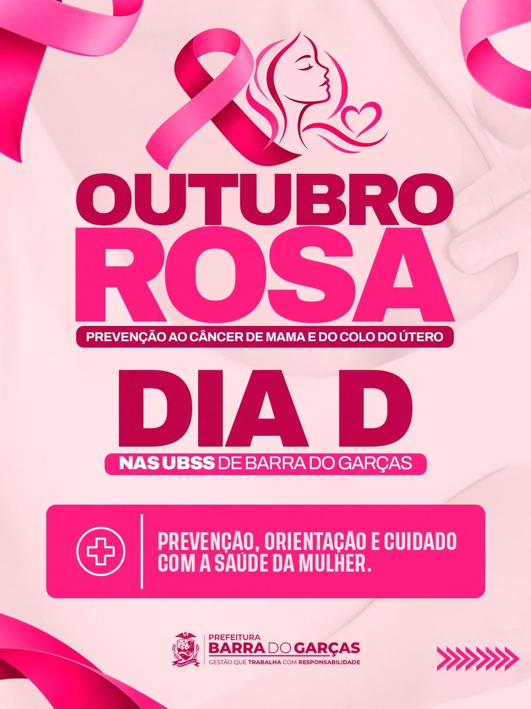 Barra do Garças oferece exames preventivos grátis nas UBSs durante Outubro Rosa