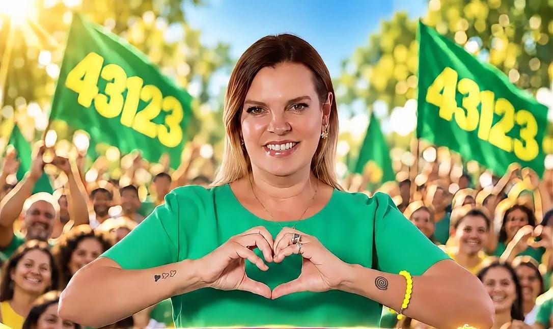 Claudia Lelis encerra campanha em Palmas nesta quarta, às 19h