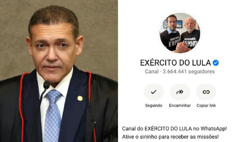 TSE: Corregedor anula censura de Kassio e restabelece canal "Exército do Lula"