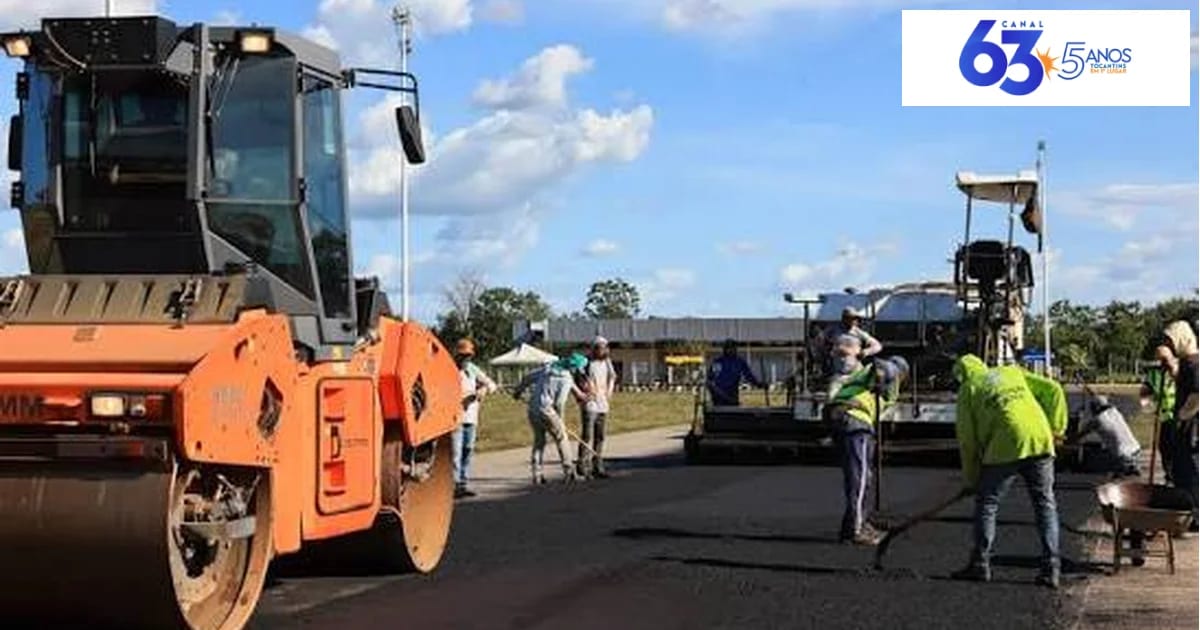Município efetua serviços de recapeamento na Avenida Parque