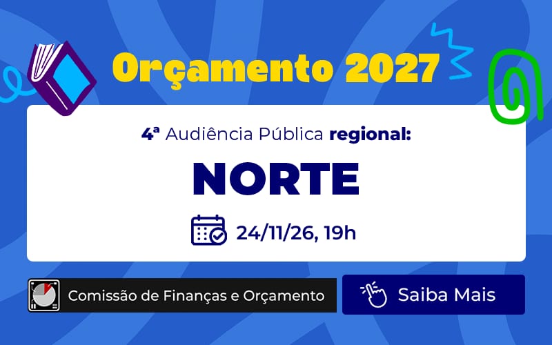 Audiência do Orçamento 2027 na zona norte será em 24/11 às 19h