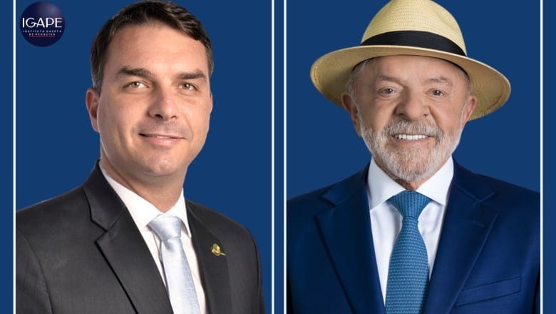 Flávio Bolsonaro lidera disputa presidencial em Goiás com 29,1%; Lula aparece com 23,3%