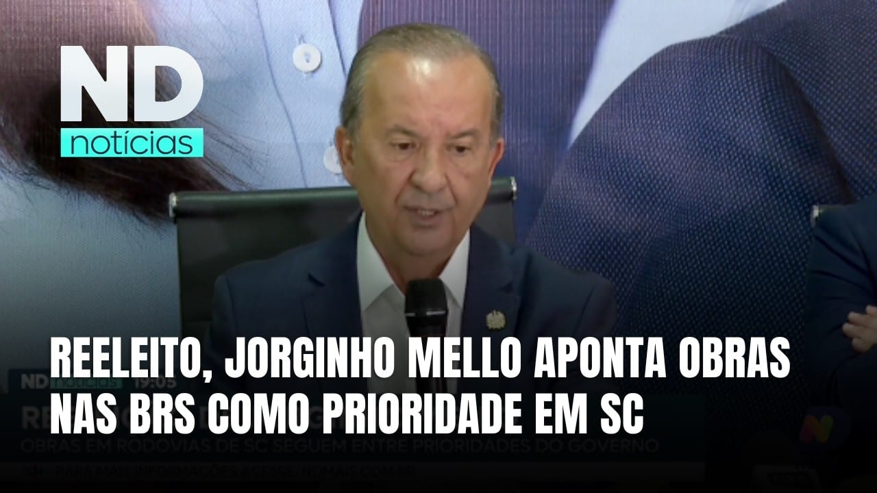 Segundo mandato de Jorginho Mello terá foco em obras nas rodovias de SC