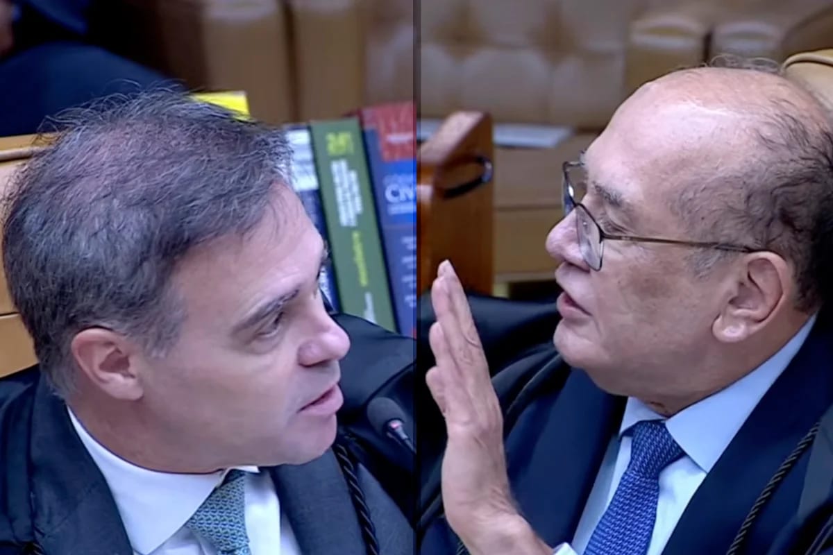 Mendonça e Gilmar trocam ofensas no STF durante julgamento sobre mensagens
