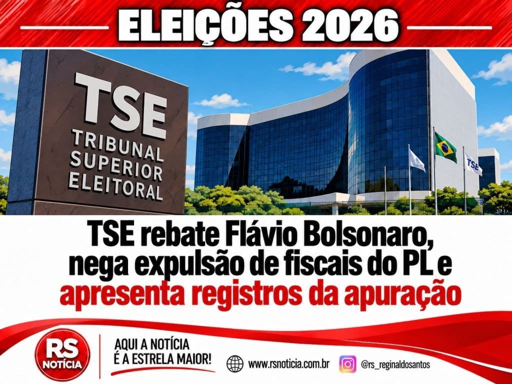 TSE rebate Flávio Bolsonaro, nega expulsão de fiscais do PL e apresenta registros da apuração