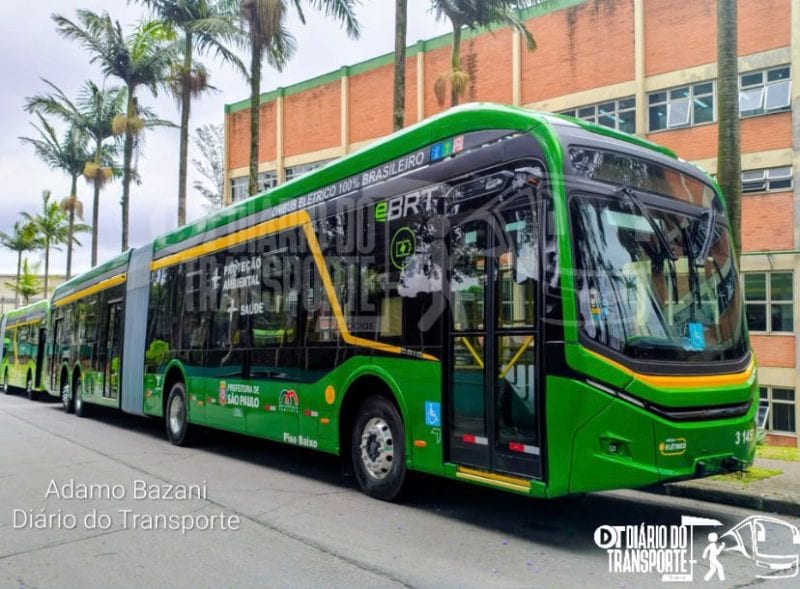 Zona Leste vai receber ônibus elétrico de última geração, com foco em novos Corredores Verdes: e-Millennium BRT/Eletra,