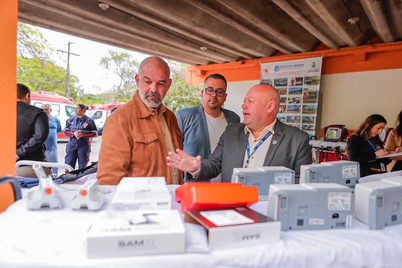 Samu de Santa Maria recebe equipamentos novos para atendimento de urgência