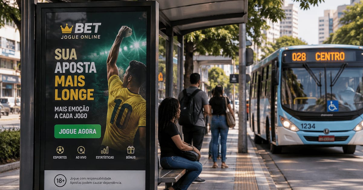 Fortaleza pode proibir propaganda de apostas em espaços públicos