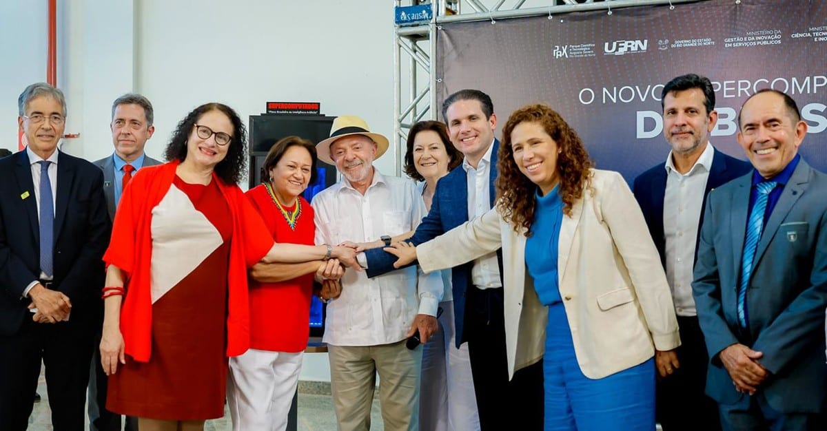 Lula inicia agendas de campanha em Natal com a presença de Hugo Motta