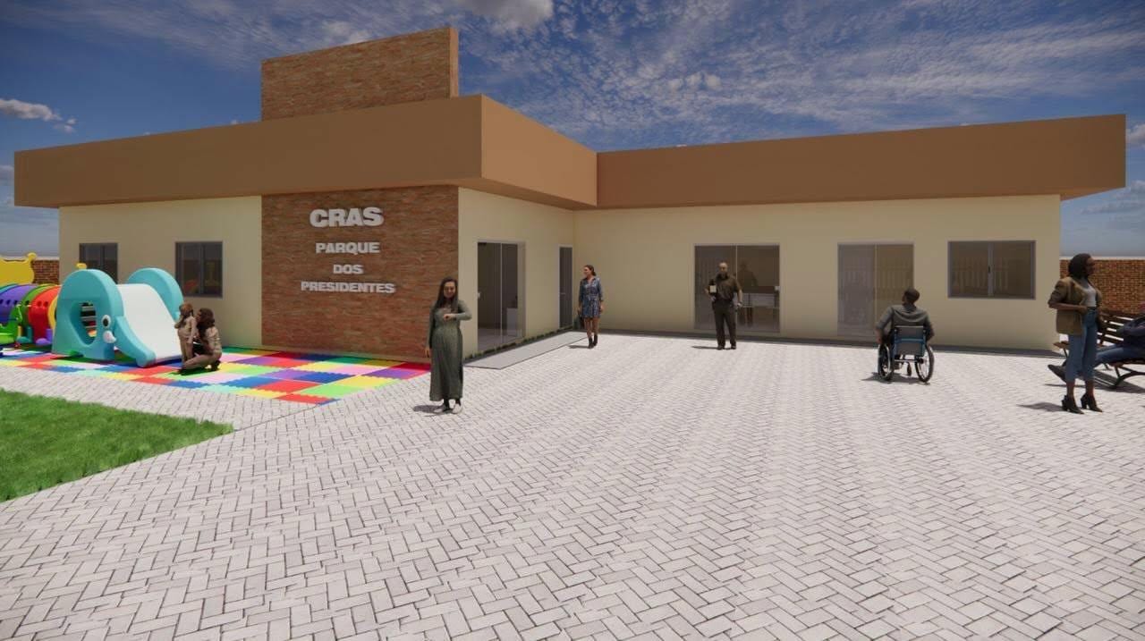 INICIAM AS OBRAS NO NOVO CRAS NO BAIRRO PARQUE DOS PRESIDENTES EM TRAMANDAÍ