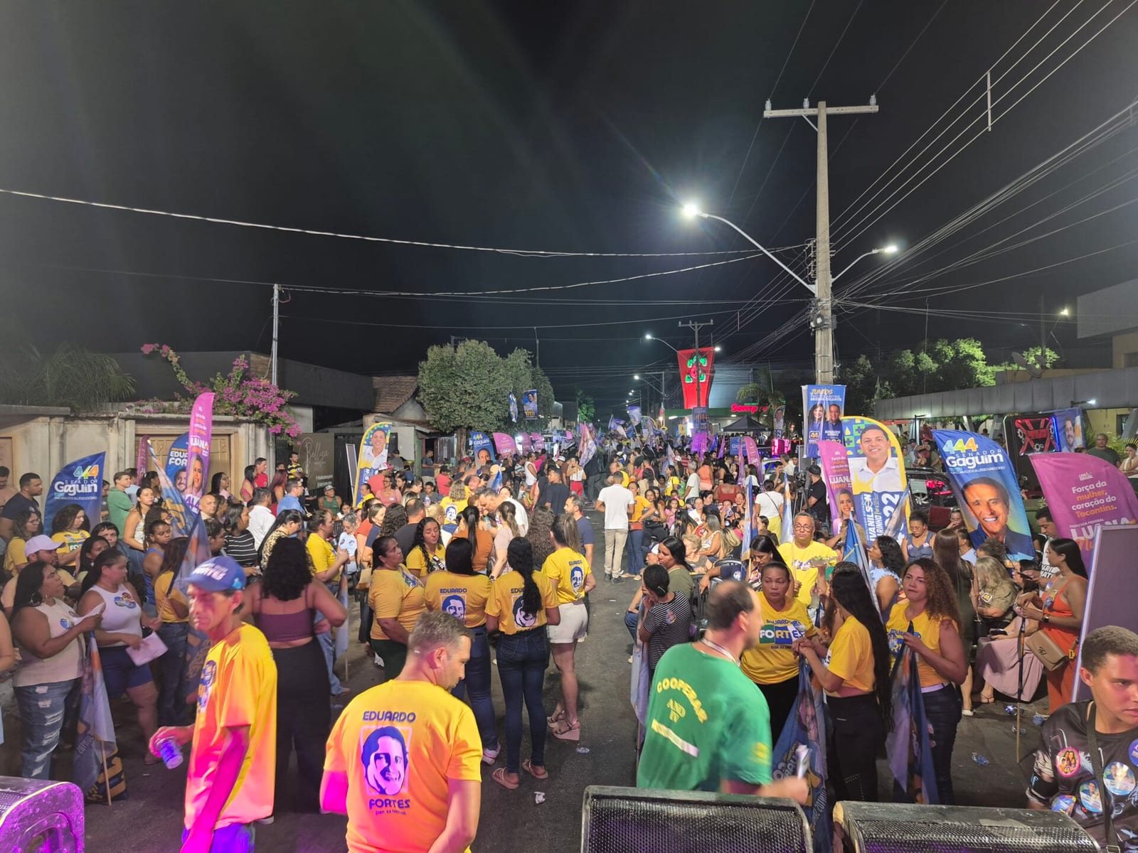 Em ato promovido por Luana Nunes em Gurupi com a presença de Dorinha, Wanderlei Barbosa, Gaguim e Gomes; Josi Nunes defe