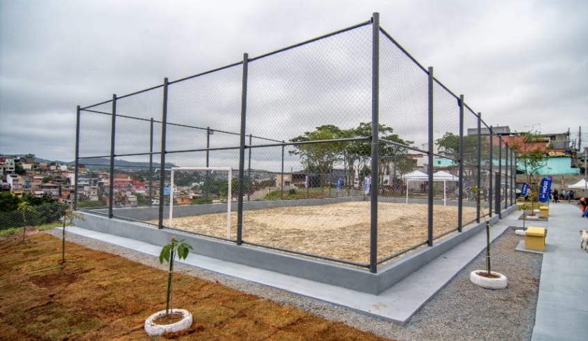 Jardim Margarida, em Mogi, recebe novo espaço de esporte, lazer e convivência