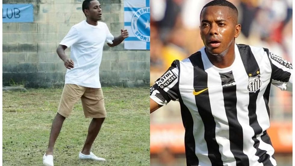 Ícaro Silva surge caracterizado como Robinho nas gravações da segunda temporada de “Tremembé”