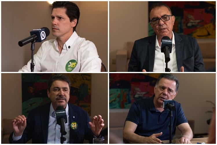 Saiba o que disseram os candidatos ao governo de Goiás no 1º dia de propaganda eleitoral no Rádio e na TV