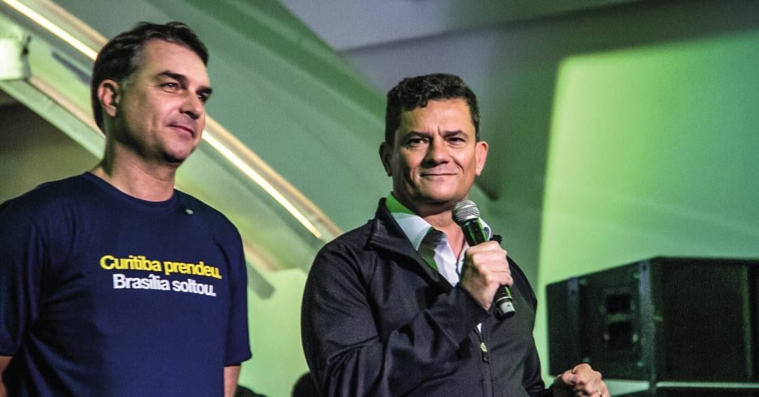 A força da aliança entre Moro e Flávio Bolsonaro no Paraná, segundo pesquisa
