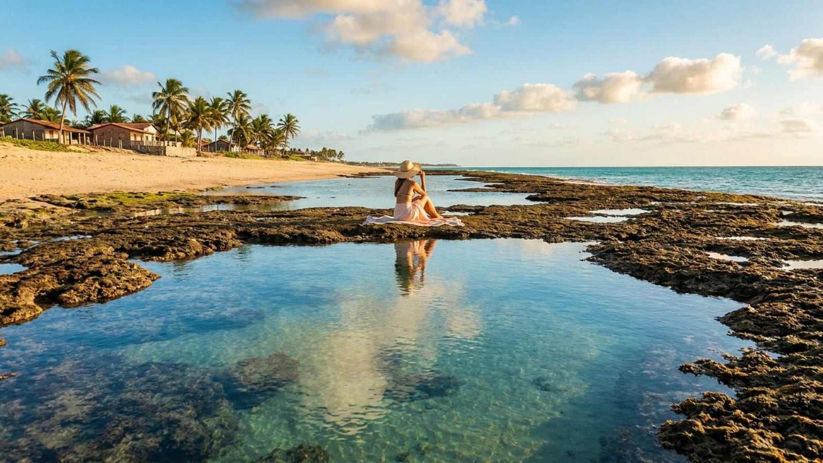 Eleita entre os 10 destinos mais acolhedores do Brasil, a vila de pescadores do Ceará tem piscinas naturais mornas que s