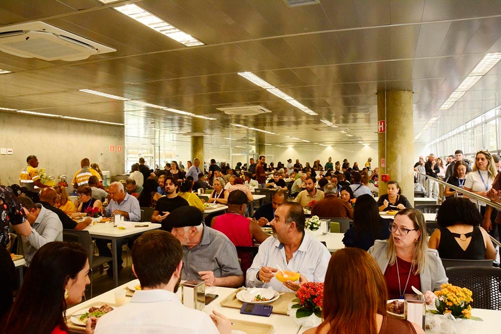 No Mês do Servidor, novo restaurante para funcionários da prefeitura de Santo André é entregue