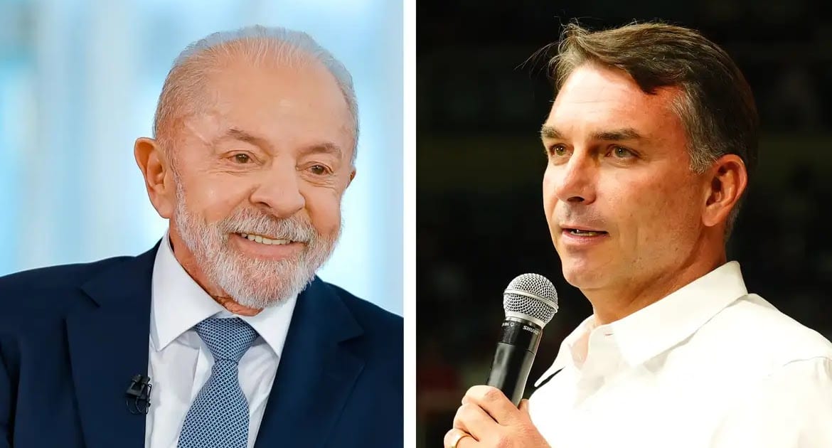 PoderData/AYA aponta empate entre Lula e Flávio Bolsonaro com 50% cada no segundo turno