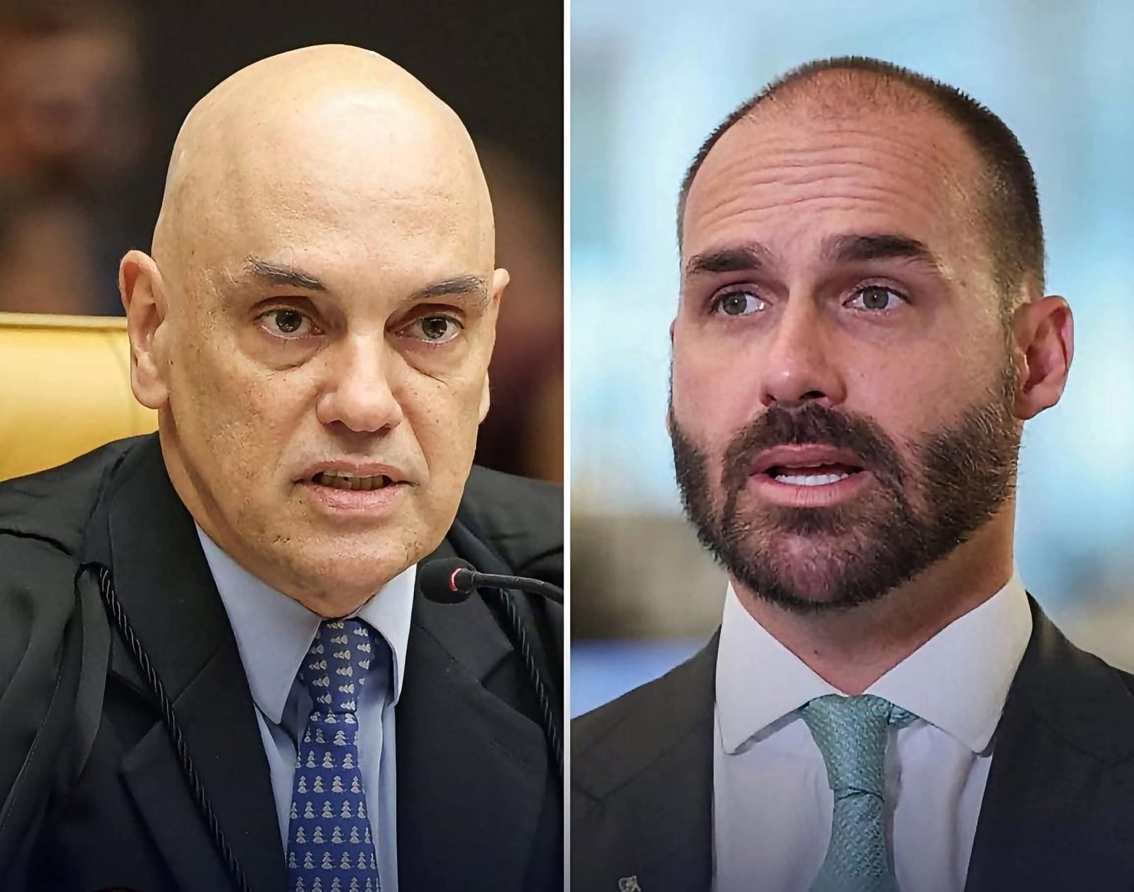 ALEXANDRE DE MORAES DETERMINA PRISÃO DE EDUARDO BOLSONARO