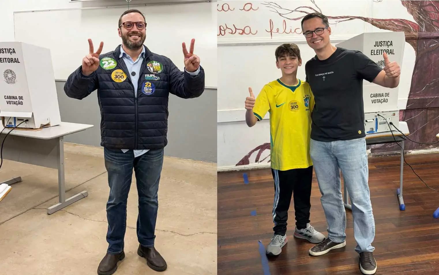 Felipe Barros e Deltan Dallagnol são eleitos senadores pelo Paraná