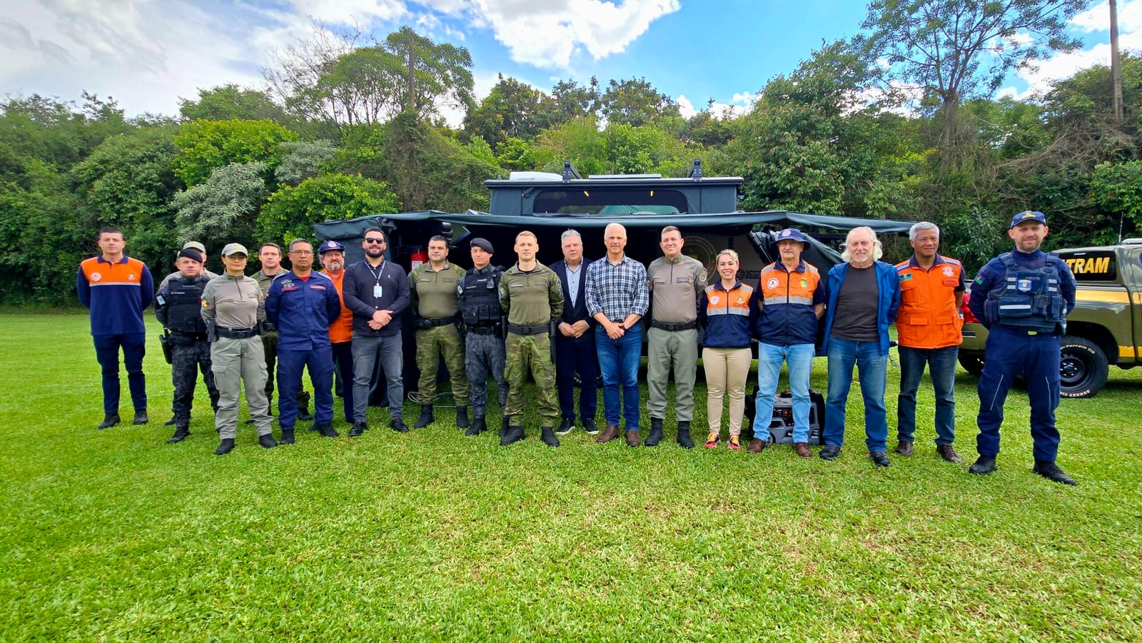 Brigada Militar apresenta nova Base Móvel Multifuncional em Passo Fundo
