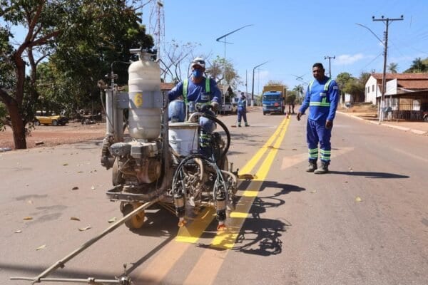 Santa Tereza do Tocantins recebe nova sinalização nas principais vias