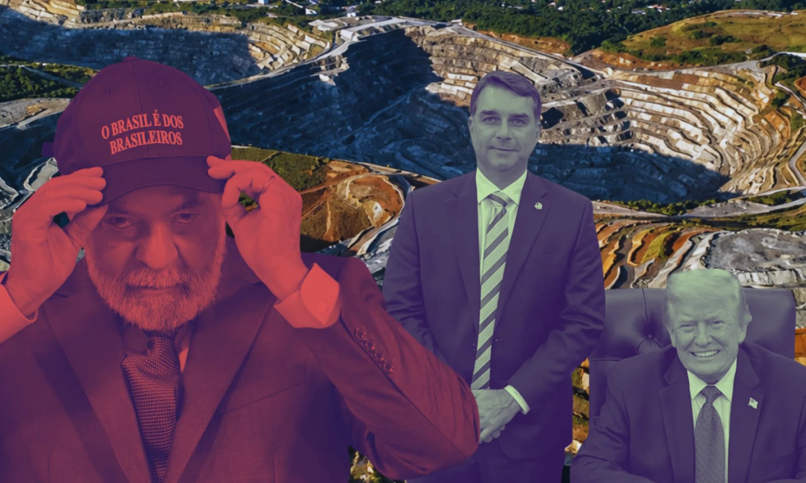 Quem vai controlar as terras raras do Brasil? Lula e Flávio apresentam caminhos distintos