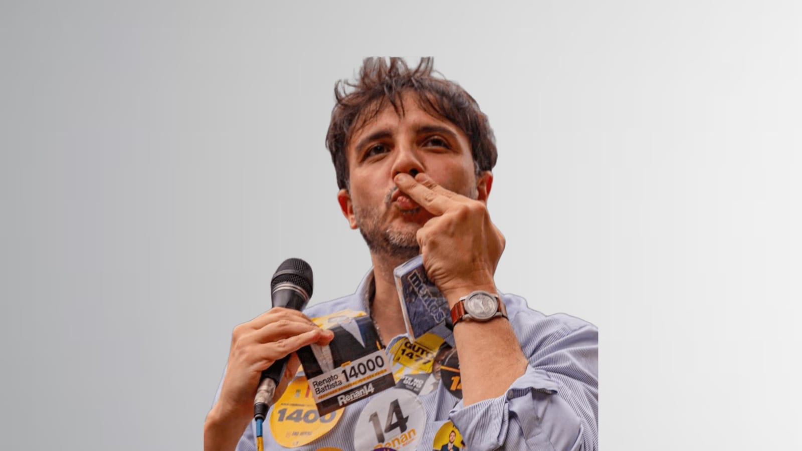 Renan Santos, 42, é candidato à Presidência pelo partido Missão