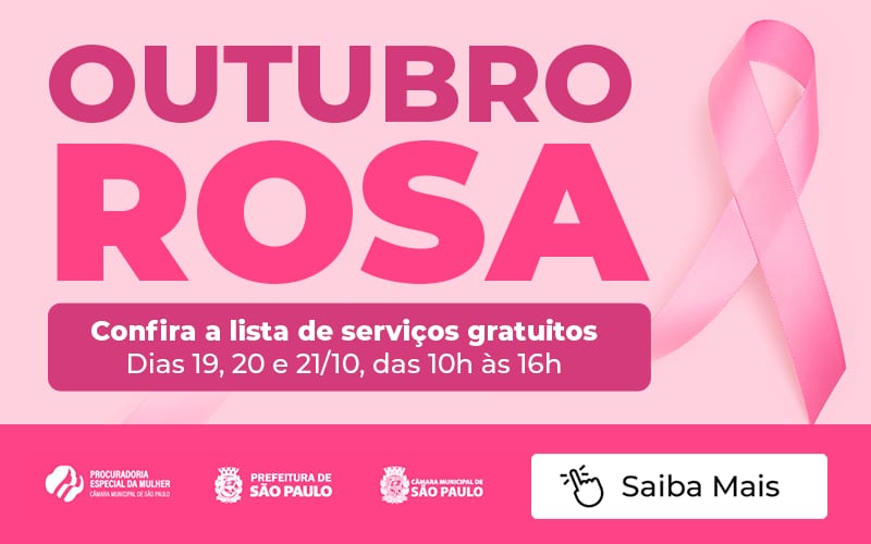Outubro Rosa: Palácio Anchieta recebe mutirão de saúde e cidadania voltado às mulheres