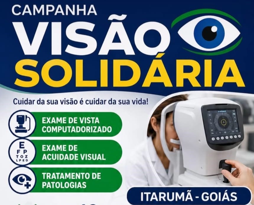 Itarumã terá Campanha Visão Solidária em 12 de setembro