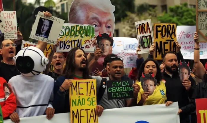 Protesto em 15 de maio cobra neutralidade da Meta em São Paulo