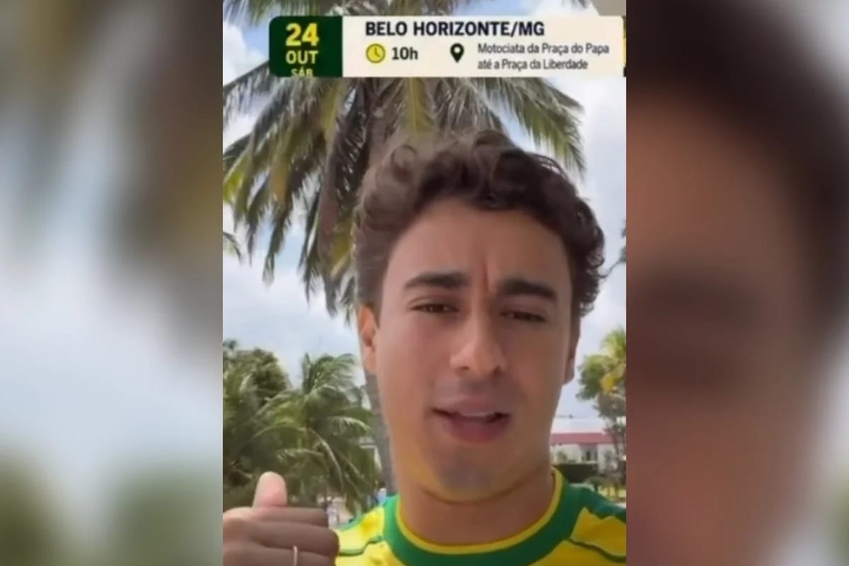 Nikolas convoca ato com Flávio Bolsonaro em BH neste sábado, 24/10, às 10h