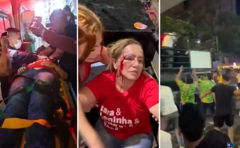 VÍDEO: Vereadora do PT é atingida por garrafas e pedras durante ataque de apoiadores de Bolsonaro